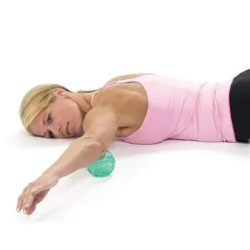 OPTP Franklin Method Textured Ball Set - 2 Inflatable Massage Balls; Textured Ball Set for Self-Massage, Exercise, Muscle Tension and Myofascial Relief