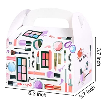 Charming Spa Makeup Party Favor Treat Box Set for Girls