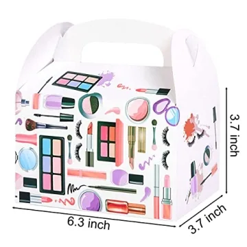 Charming Spa Makeup Party Favor Treat Box Set for Girls