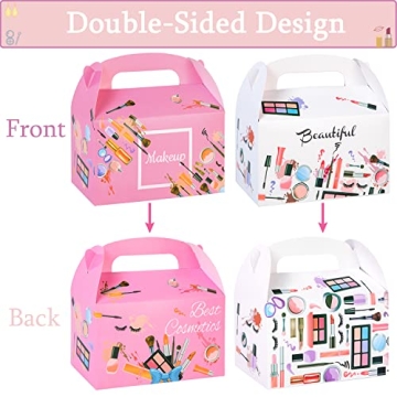 Charming Spa Makeup Party Favor Treat Box Set for Girls