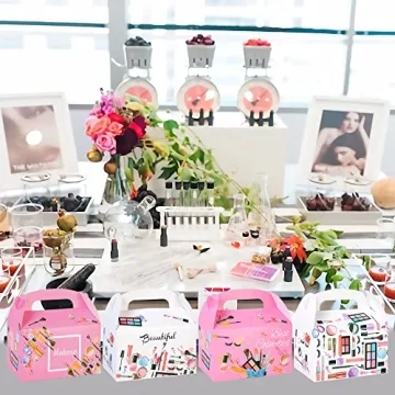 Charming Spa Makeup Party Favor Treat Box Set for Girls