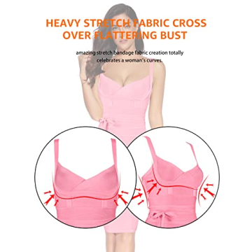 Shop Stylish Bandage Bodycon Dress for Women in Pink