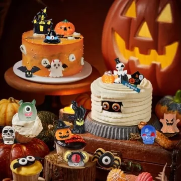 36 Mini Halloween Resin Figures for Festive Decor