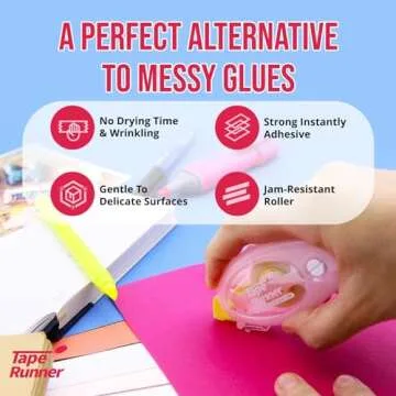 Balune Tape Runner - Double Sided Adhesive - Perfect for Crafts