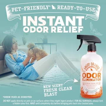 Pet Odor Eliminator – Angry Orange Enzyme 24 Fl Oz