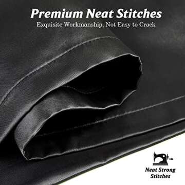 Satin Pillowcase for Hair and Skin Set of 2, Black Soft Silky Pillowcase Standard Satin Pillowcase with Envelope Closure (Black, 20x30 Inches)