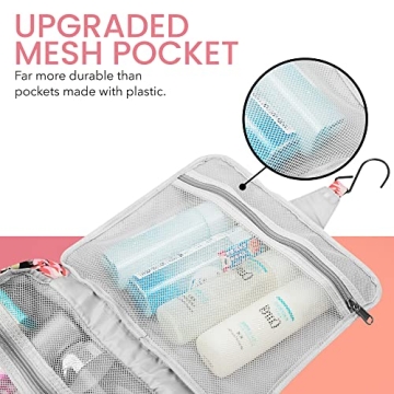 WDLHQC Hanging Toiletry Bag | Waterproof & Spacious
