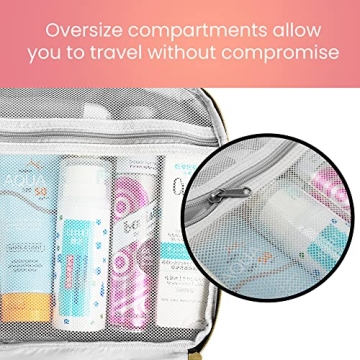 WDLHQC Hanging Toiletry Bag | Waterproof & Spacious