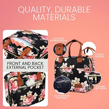 WDLHQC Hanging Toiletry Bag | Waterproof & Spacious