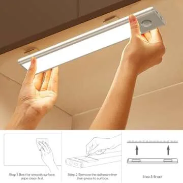 Goodea 64-LED Motion Sensor Under Cabinet Lights