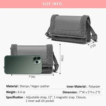 Elegant Like Dreams Vegan Faux Fur Shoulder Purse