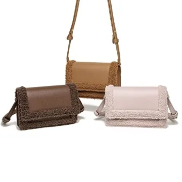 Elegant Like Dreams Vegan Faux Fur Shoulder Purse