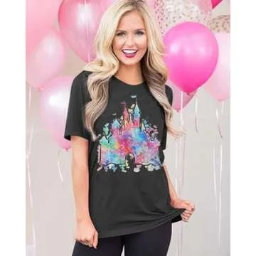 SNYUMEG Plus Size Cute Graphic Holiday Tee for Women