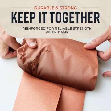 Bryco Goods Pink Butcher Paper Roll - 24 Inch x 175 Feet - Food-Grade Peach Butcher Paper for Smoker, BBQ, Grilling, Smoking Meat - USA Made - Unbleached, Uncoated and Unwaxed