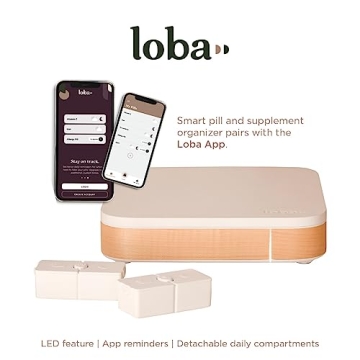 Smart 7-Day Pill Organizer | Loba Supplement Management | Reminders