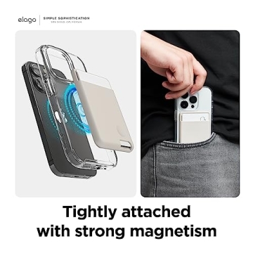 elago Magnetic Wallet Card Holder for iPhone MagSafe Compatible