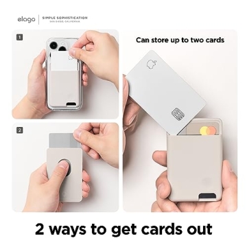 elago Magnetic Wallet Card Holder for iPhone MagSafe Compatible