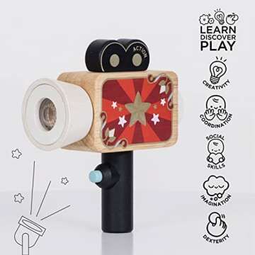 Le Toy Van Hollywood Film Camera for Creative Kids