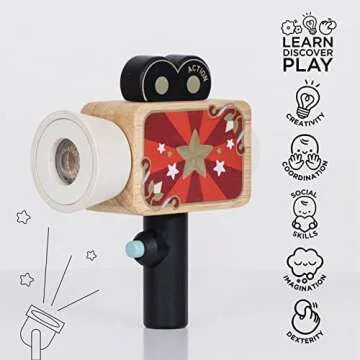 Le Toy Van Hollywood Film Camera for Creative Kids
