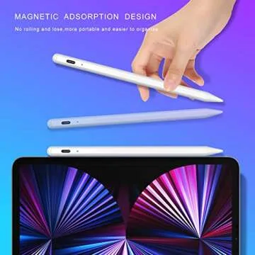 Stylus Pen for Apple iPad Pencil, iPad Pen Stylus with Palm Rejection Compatible with 2018-2023 Apple iPad 10th 9th 8th 7th 6th iPad Pro 11 inch 12.9 inch iPad Mini 5th 6th iPad Air 5th 4th 3rd Gen