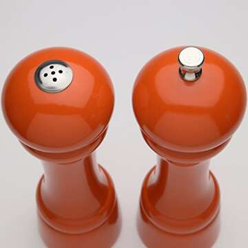 Chef Specialties Butternut Orange Pepper Mill & Salt Shaker Set