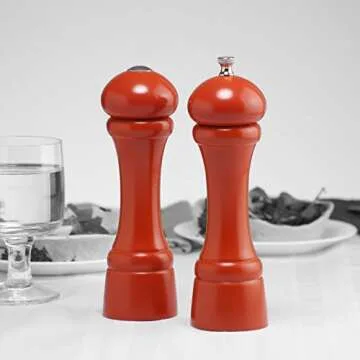 Chef Specialties Butternut Orange Pepper Mill & Salt Shaker Set