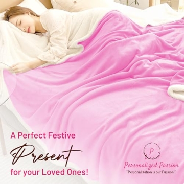 Personalized Sherpa Throw Blanket for Home Comfort