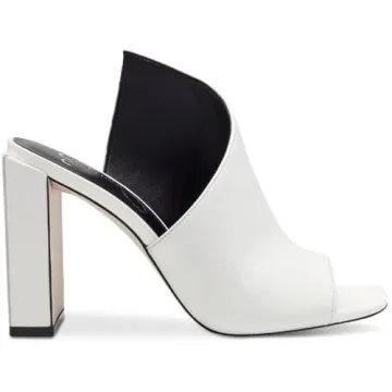 Jessica Simpson Messia High Heel Mules - Stylish Comfort in White