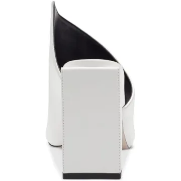 Jessica Simpson Messia High Heel Mules - Stylish Comfort in White
