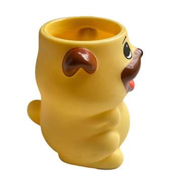 Durable Kids Toothbrush Holder by Lily's Home for Fun Brushing