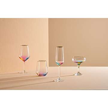 Elegant RAKLE Cocktail Glasses Set for Signature Drinks