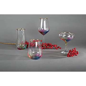 Elegant RAKLE Cocktail Glasses Set for Signature Drinks