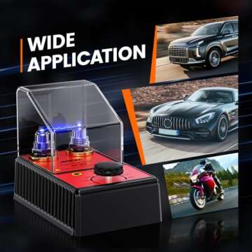 ANCEL SP02 Spark Plug Tester Automotive Engine Ignition Coil Tester Dual Holes 0 to 6000RPM Adjustable Working Frequency Car Spark Plug Gap Tool