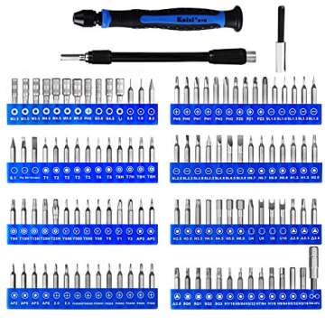 Kaisi 126 in 1 Precision Screwdriver Set with 111 Bits Magnetic Driver Kit Professional Electronics ...