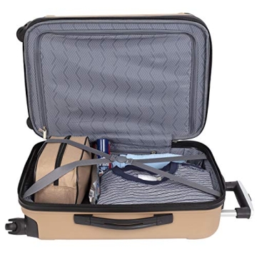 Travelers Club Midtown 4-Piece Hardside Luggage Set