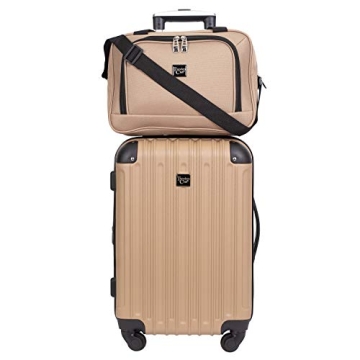 Travelers Club Midtown 4-Piece Hardside Luggage Set