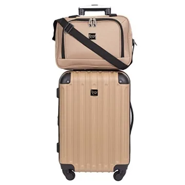 Travelers Club Midtown 4-Piece Hardside Luggage Set