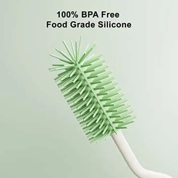 ePiiChua Silicone Bottle Brush Set - 3 in 1 Cleaner Set