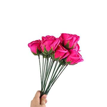 200 PCS Floral Stem Wire Flower Arrangements and DIY Crafts,Dark Green,Floral Wire for Florist Flower Arrangement 16 Inches