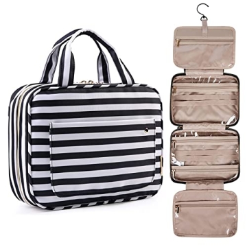 BAGSMART Toiletry Bag - Travel Organizer with Hanging Hook