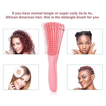 Detangling Brush Set for Curly and Wavy Hair - 2 Pack