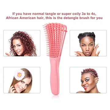 Detangling Brush Set for Curly and Wavy Hair - 2 Pack