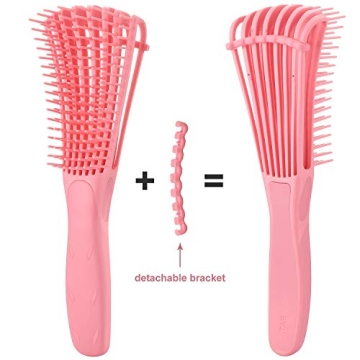 Detangling Brush Set for Curly and Wavy Hair - 2 Pack