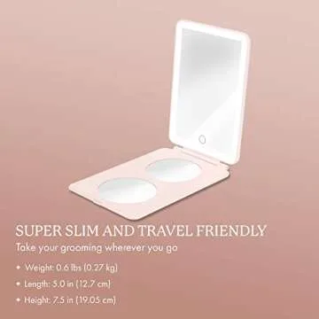 Vanity Planet Mini Pose 2.0 LED Makeup Mirror