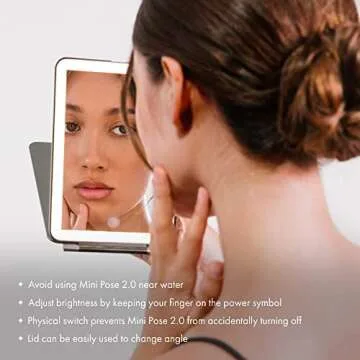 Vanity Planet Mini Pose 2.0 LED Makeup Mirror