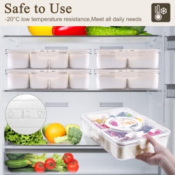 Versatile Divided Serving Tray with Lid for Snacks