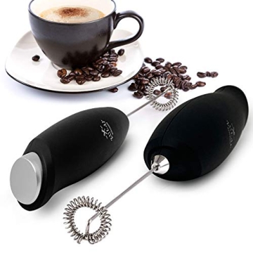 Zulay Kitchen One-Touch Milk Frother - Perfect for Coffee