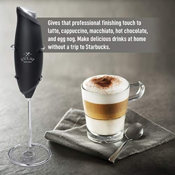 Zulay Kitchen One-Touch Milk Frother - Perfect for Coffee
