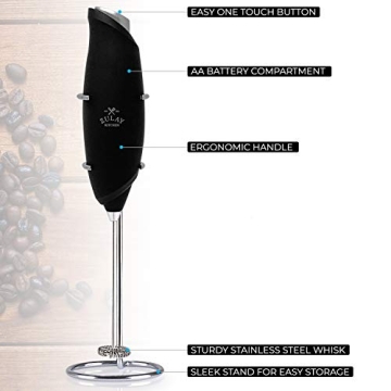 Zulay Kitchen One-Touch Milk Frother - Perfect for Coffee