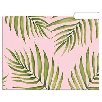 Bloom Decorative File Folders - Chic & Durable Design